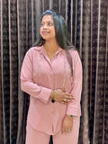 Pink Crepe cord set